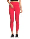 Beyond Yoga Powerbeyond Strive High Waisted Midi Legging In Retro Red