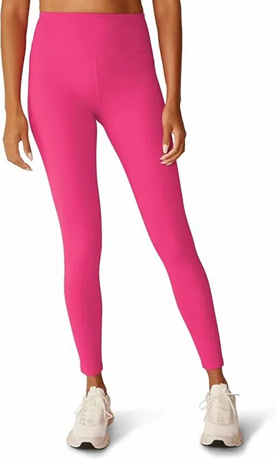 Beyond Yoga Women's Powerbeyond Strive High-waisted Midi Leggings In Pink Energy