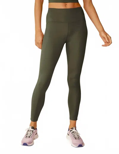 BEYOND YOGA WOMEN'S POWERBEYOND STRIVE MIDI LEGGING IN OLIVE