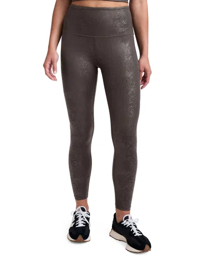 Beyond Yoga Power Shine High Waisted Midi Legging In Brown