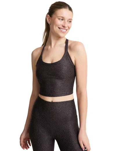Beyond Yoga Women's Softmark On The Up Cropped Tank In Brown