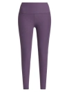 Beyond Yoga Women's Spacedye Caught In The Midi High-waist Leggings In Purple Haze Heather