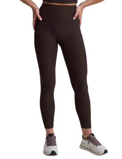 Beyond Yoga Women's Spacedye Caught In The Midi High Waisted Legging In Brown