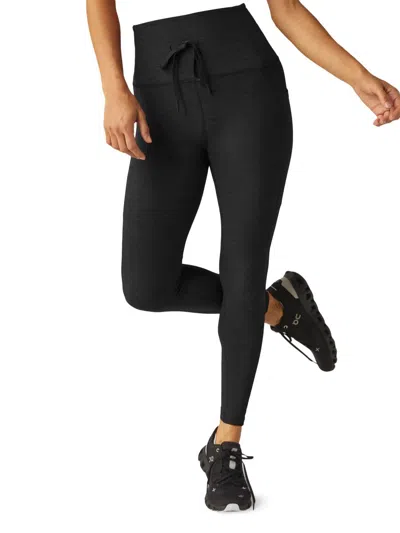 Beyond Yoga Women's Spacedye Go Pocket Midi Leggings In Black