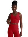 Beyond Yoga Spacedye Good Day Cropped Tank Top In Red