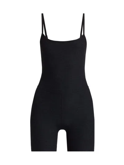 Beyond Yoga Women's Spacedye Keep Pace Stretch Bodysuit In Black