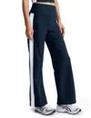 Beyond Yoga Spacedye Laid Back Stripe Pants In Blue