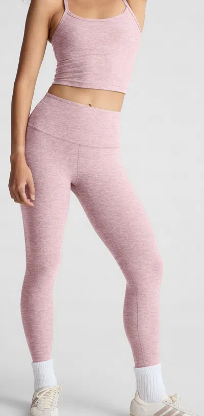 Beyond Yoga Women's Spacedye Midi Legging In Blush In Pink