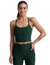 Beyond Yoga Women's Spacedye Slim Racerback Cropped Tank In Green