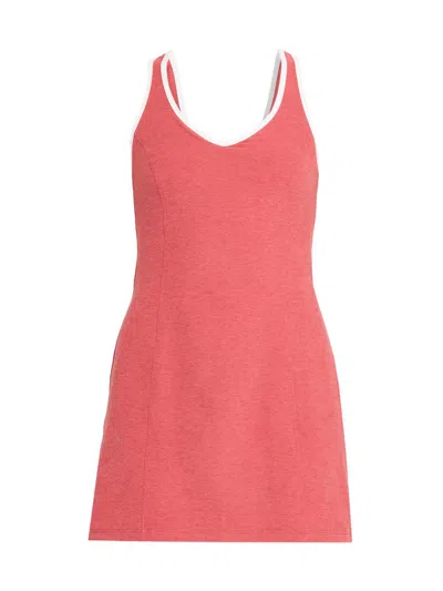 Beyond Yoga Women's Spacedye Starting Line Jersey Minidress In Red