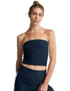 Beyond Yoga Space Dye Strapless Stripe Crop Top