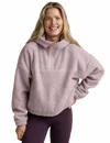 Beyond Yoga Women's Unity 1/4 Zip Hoodie In Purple