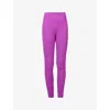 Beyond Yoga Powerbeyond Strive High Waist Pocket Leggings In Violet Berry