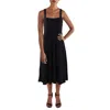 Beyond Yoga Womens Square Neck Casual Midi Dress