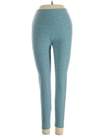 Pre-owned Beyond Yoga Yoga Pants In Blue
