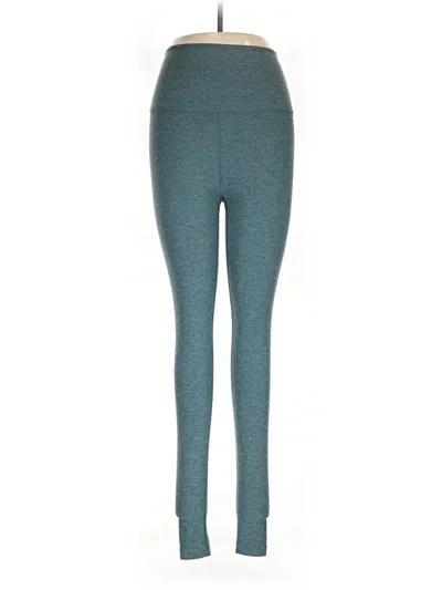 Pre-owned Beyond Yoga Yoga Pants In Blue