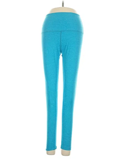 Pre-owned Beyond Yoga Yoga Pants In Blue