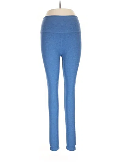 Pre-owned Beyond Yoga Yoga Pants In Blue
