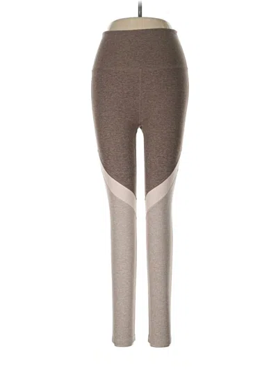 Pre-owned Beyond Yoga Yoga Pants In Brown