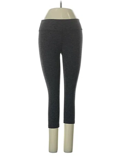 Pre-owned Beyond Yoga Yoga Pants In Gray