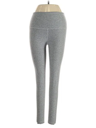Pre-owned Beyond Yoga Yoga Pants In Gray