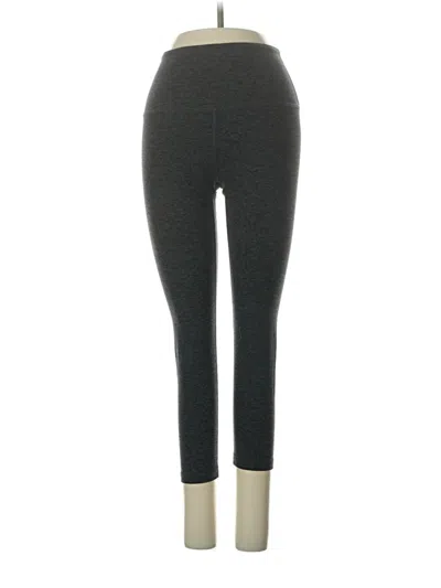 Pre-owned Beyond Yoga Yoga Pants In Gray