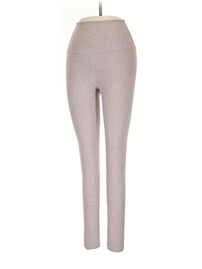 Pre-owned Beyond Yoga Yoga Pants In Gray