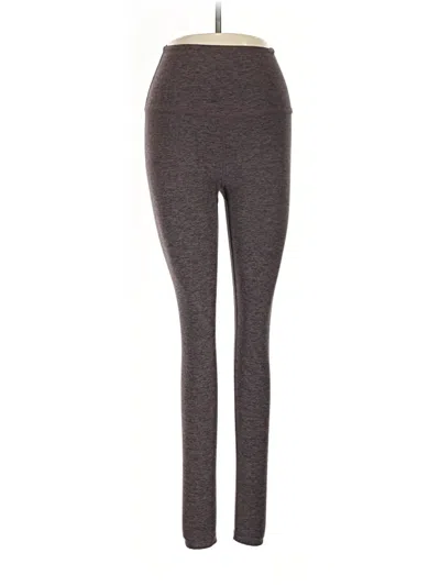 Pre-owned Beyond Yoga Yoga Pants In Gray
