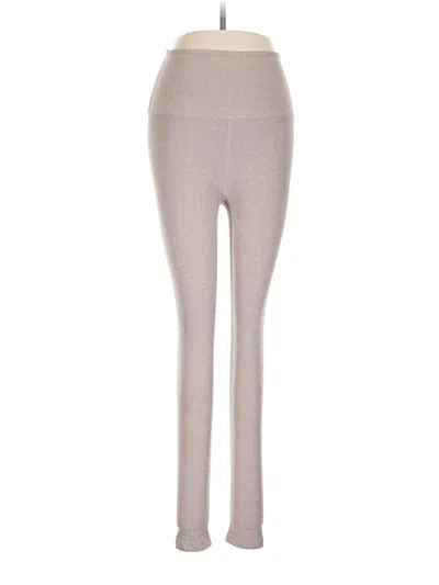 Pre-owned Beyond Yoga Yoga Pants In Gray
