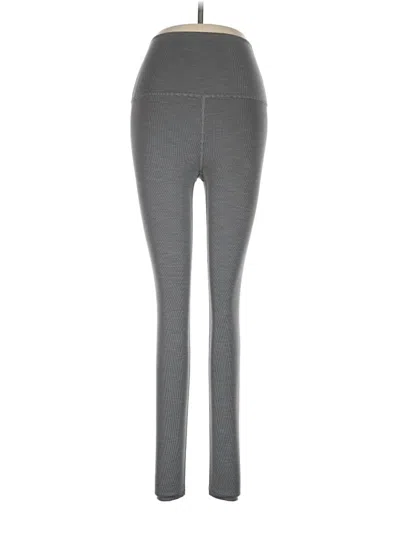 Pre-owned Beyond Yoga Yoga Pants In Gray