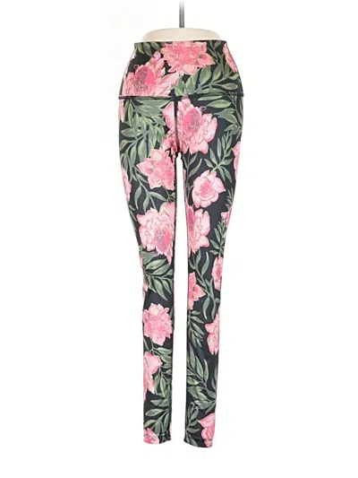 Pre-owned Beyond Yoga Yoga Pants In Pink