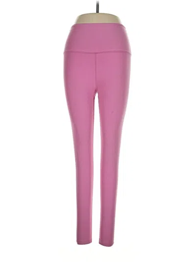 Pre-owned Beyond Yoga Yoga Pants In Pink
