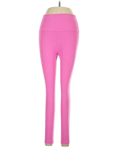 Pre-owned Beyond Yoga Yoga Pants In Pink