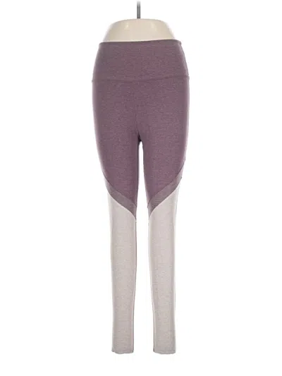 Pre-owned Beyond Yoga Yoga Pants In Purple