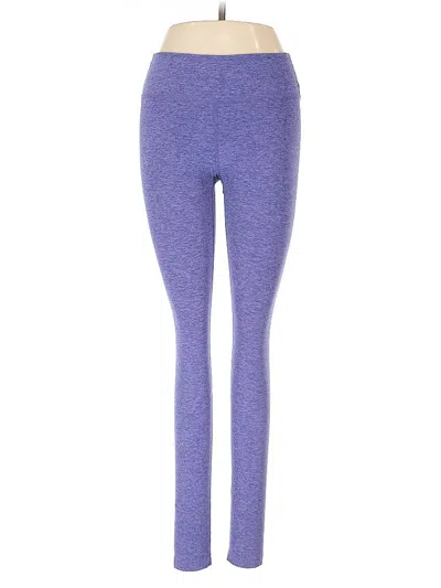 Pre-owned Beyond Yoga Yoga Pants In Purple
