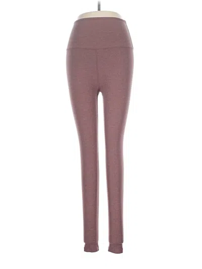 Pre-owned Beyond Yoga Yoga Pants In Purple