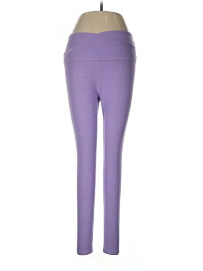 Pre-owned Beyond Yoga Yoga Pants In Purple