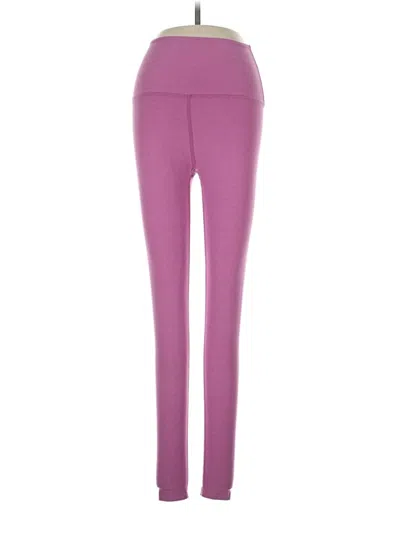 Pre-owned Beyond Yoga Yoga Pants In Purple