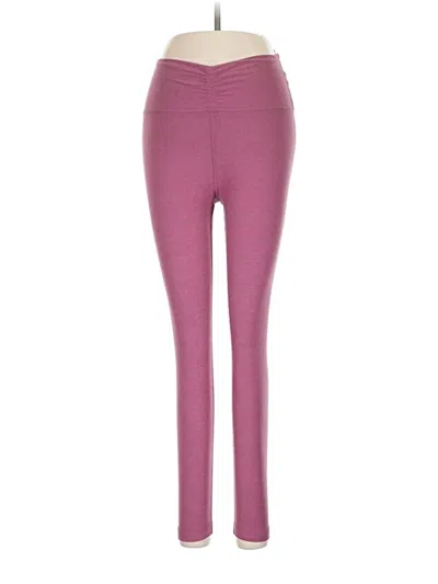 Pre-owned Beyond Yoga Yoga Pants In Purple