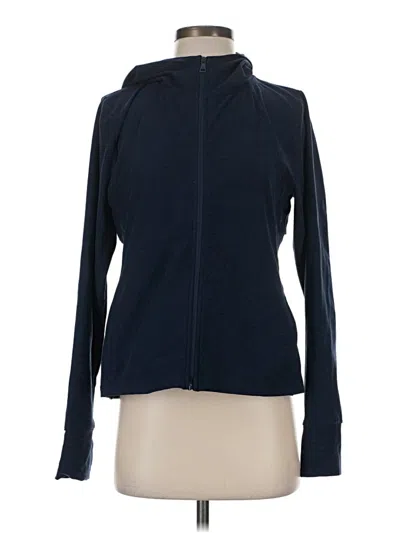 Pre-owned Beyond Yoga Zip Up Hoodie In Blue