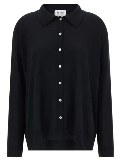 Beyou Be You Cashmere Women's Cardigan In Black