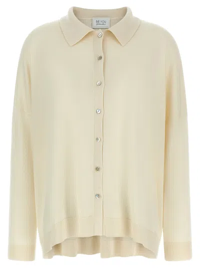 Beyou Be You Cashmere Women's Cardigan In Neutral
