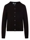 Beyou Buttoned Cardigan In Black