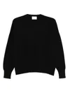 Beyou Crew-neck Cashmere Sweater In Black