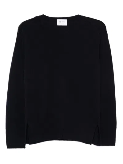 BEYOU BEYOU CASHMERE CREWNECK SWEATER