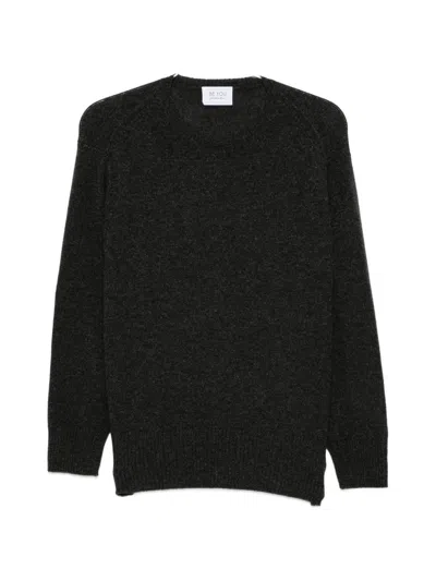 Beyou Cashmere Crewneck Sweater In Grey