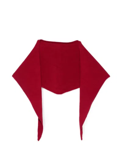 Beyou Cashmere Scarf In Red