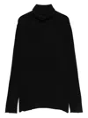 Beyou Cashmere Turtle-neck Sweater In Black