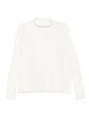 Beyou Cashmere Turtle-neck Sweater In Neutral