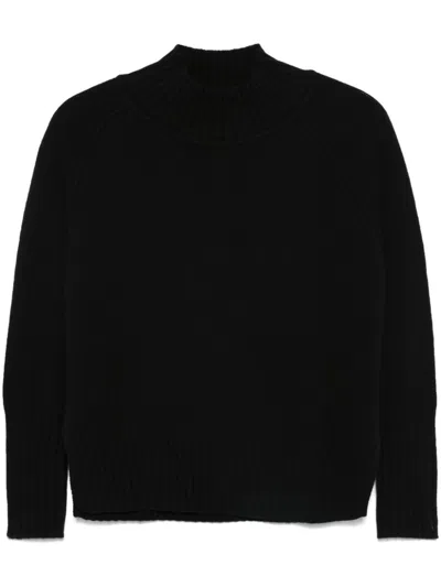 Beyou Cashmere Turtle-neck Sweater In Black